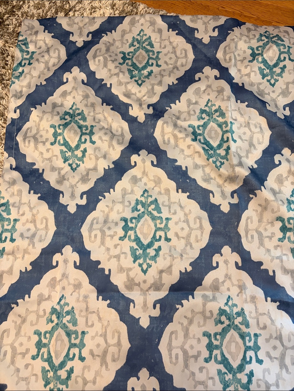 Mainstays Blue Moonlight curtains- 4 panels 30x84